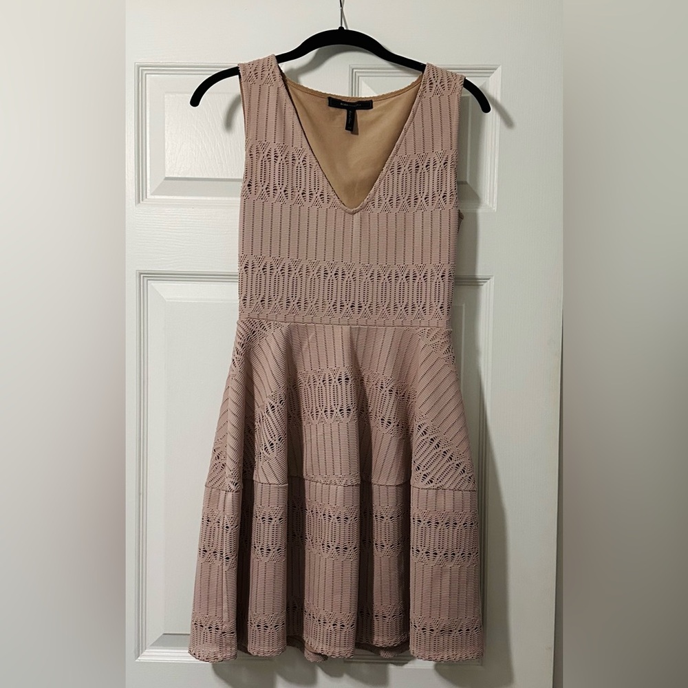 Mint condition BCBGMAXAZRIA pink petal sleeveless dress